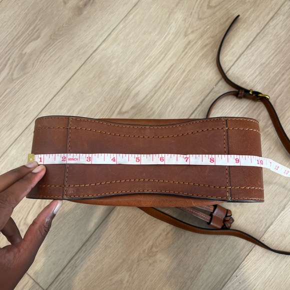 Frye Leather Crossbody Drawstring Purse - Picture 8 of 11